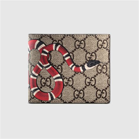 gucci kingsnake men's wallet.